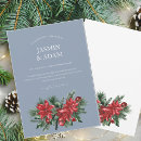 Search for festive christmas wedding invitations Winter