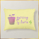 Search for spring pillows Typography