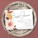 Search for boho chic bridal shower invitations Fall colours