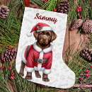 Search for black santa christmas stockings Labrador retriever