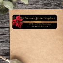 Search for black red and gold return address labels Anniversary