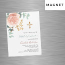 Search for greenery first communion invitations Elegant modern