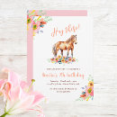 Search for horse rider invitations Watercolor