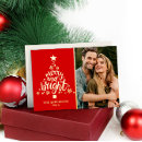 Search for real gold foil christmas cards Red