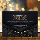 Search for black 18th birthday invitations Formal