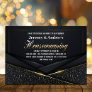 Search for black housewarming party invitations Formal