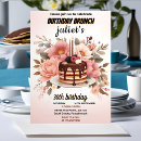 Search for brunch 30th birthday invitations Modern