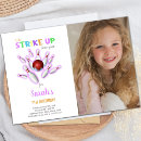 Recherche de de bowling anniversaire invitations Girl