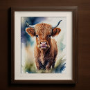 Search for cow painting posters Watercolor