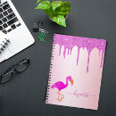 Recherche de flamant rose de notes carnets Girl
