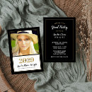 Recherche de black and gold party invitations Élégant