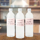Search for rose gold water bottle labels Sweet 16