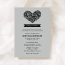 Search for heart rehearsal dinner invitations Vintage