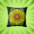 Recherche de mandala de fleur coussins Kaléidoscope