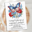 Search for butterfly memorial service invitations Modern