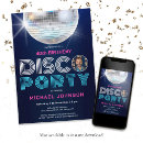 Search for neon dance party invitations Modern