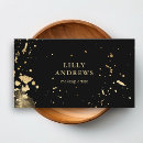 Recherche de blanc noir or cartes visite Salon