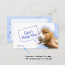 Search for pet shop business cards Blue