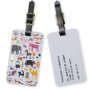 Recherche de zoo bagages étiquettes Jungle