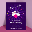 Search for boy bowling birthday invitations Bowling alley party