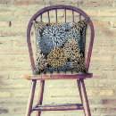 Recherche de fleurs de dahlia coussins Bleu