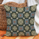 Search for navy blue and green pillows Abstract