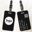 Recherche de code qr bagages étiquettes Logo