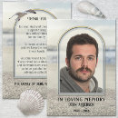 Search for beach funeral thank you cards Coastal