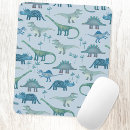 Recherche de dinosaure bleu tapis souris Jurassique