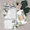 Recherche de marocain mariage invitations Aquarelle florale