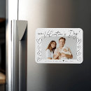 Search for cute valentines day magnets Black and white