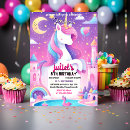 Search for printable unicorn invitations Rainbow