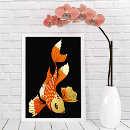 Search for black koi fish art Nature