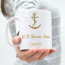 Search for gold anchor mugs Captain