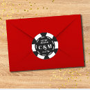 Recherche de jeton poker autocollants Chanceux