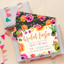 Recherche de floral fiesta bridal shower invitations Fiesta de mariée