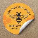 Search for gold yellow stickers Bee