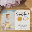 Recherche de little sunshine anniversaire invitations Boho