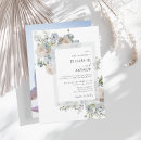 Search for light blue invitations Botanical