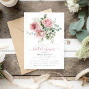 Search for pink floral bridal shower invitations Bride to be