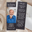 Search for bookmark invitations In loving memory