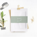 Recherche de green invitation belly bands Couleur solide