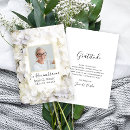 Search for white flowers sympathy thank you cards Elegant