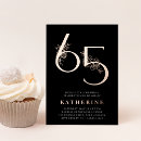 Recherche de 65 anniversaire invitations Chic