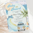 Search for surfer baby shower invitations Blue