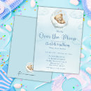 Recherche de lune blanche invitations Ours en peluche