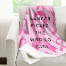 Search for cancer blankets Breast cancer support