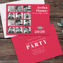 Search for red and white graduation invitations Minimalist