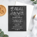 Search for chalkboard bridal shower invitations Bride
