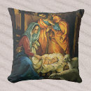 Search for christian christmas pillows Nativity